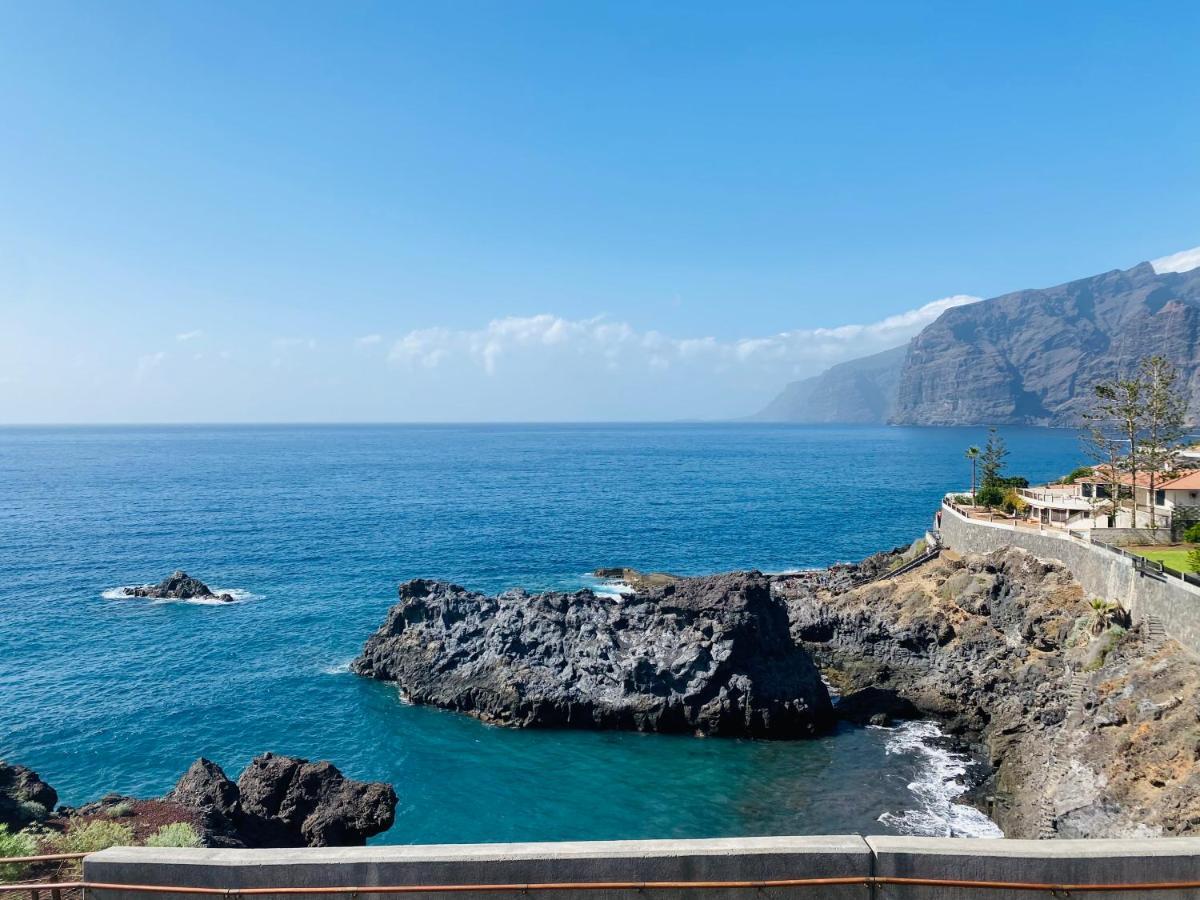 Beautiful,Boho,Sea View Los Gigantes Apartment Puerto de Santiago  Eksteriør bilde